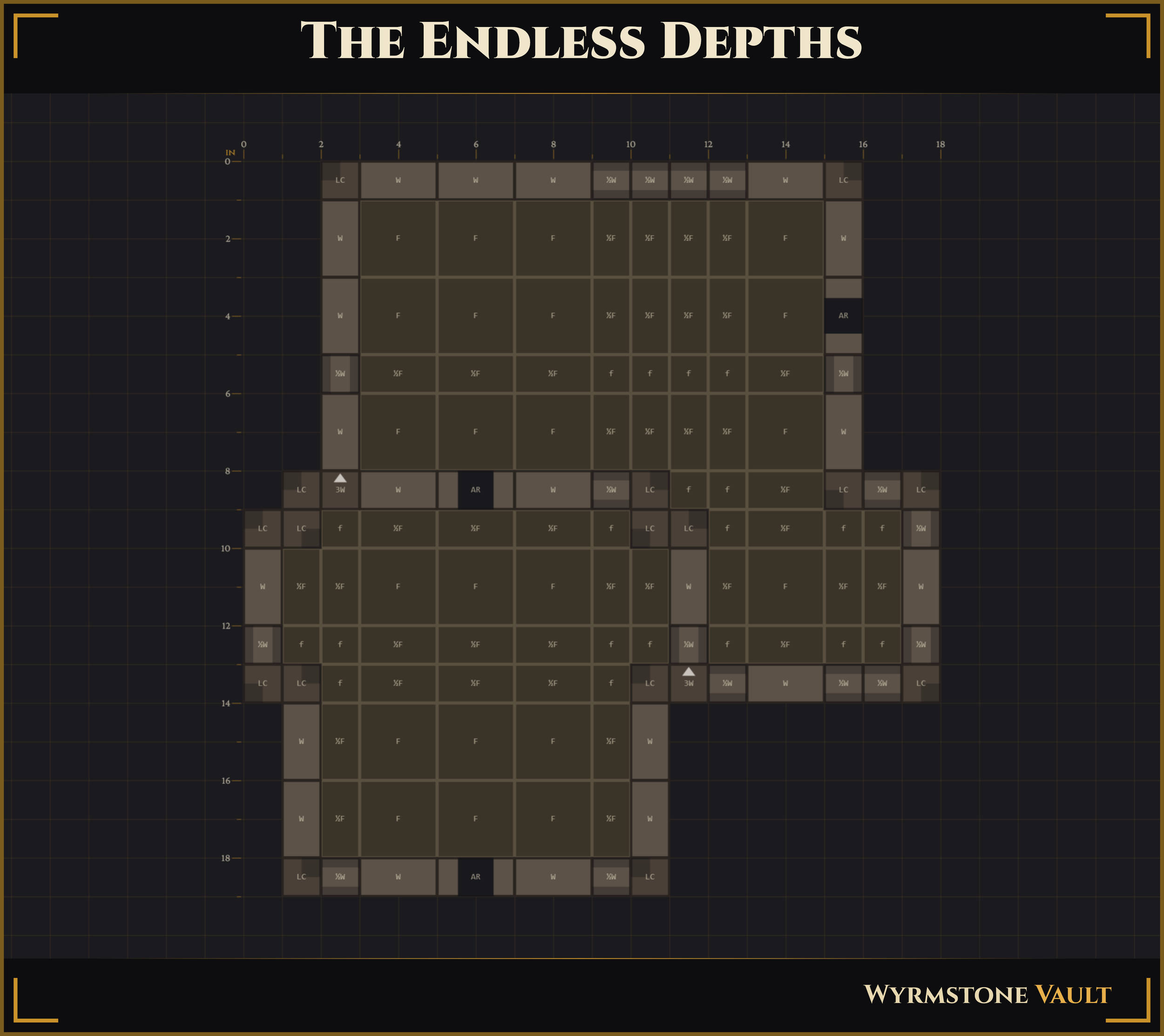 The chokepoint built in real terrain