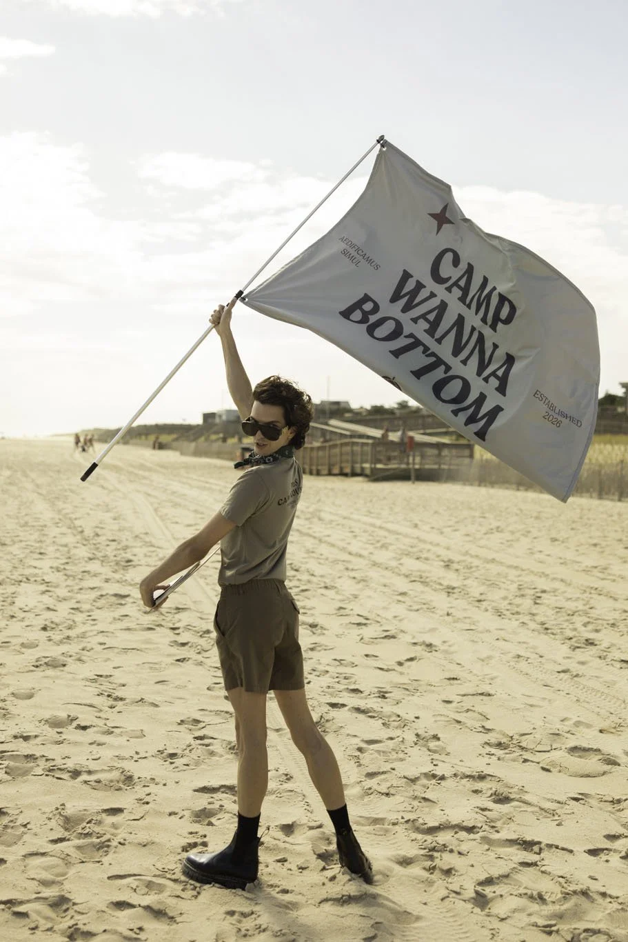 Pines Camp Counsel counselor at Fire Island Pines beach