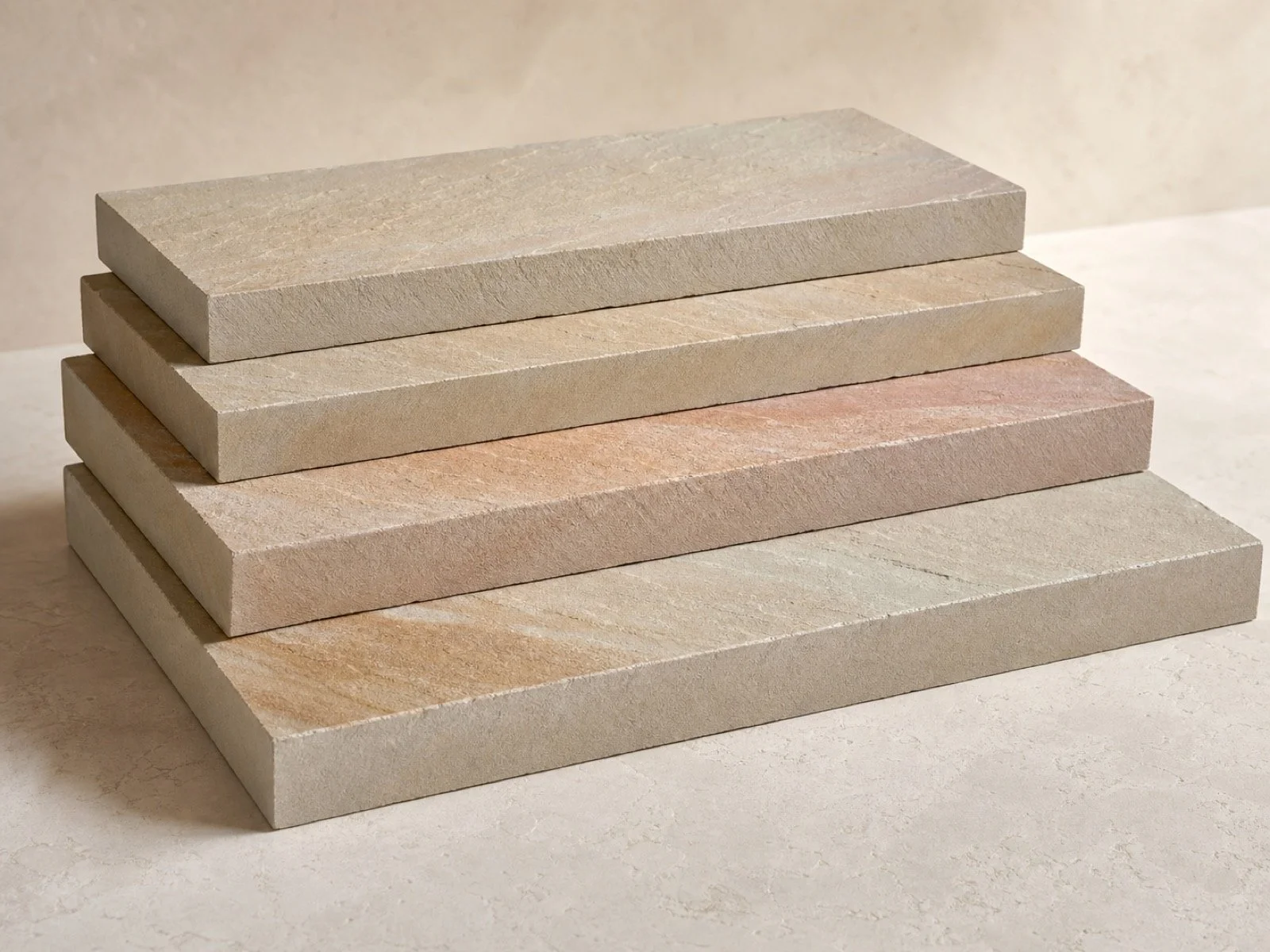 Wholesale Mint sandstone step treads 24 36 and 48 inch nationwide flatbed delivery Jacksonville FL