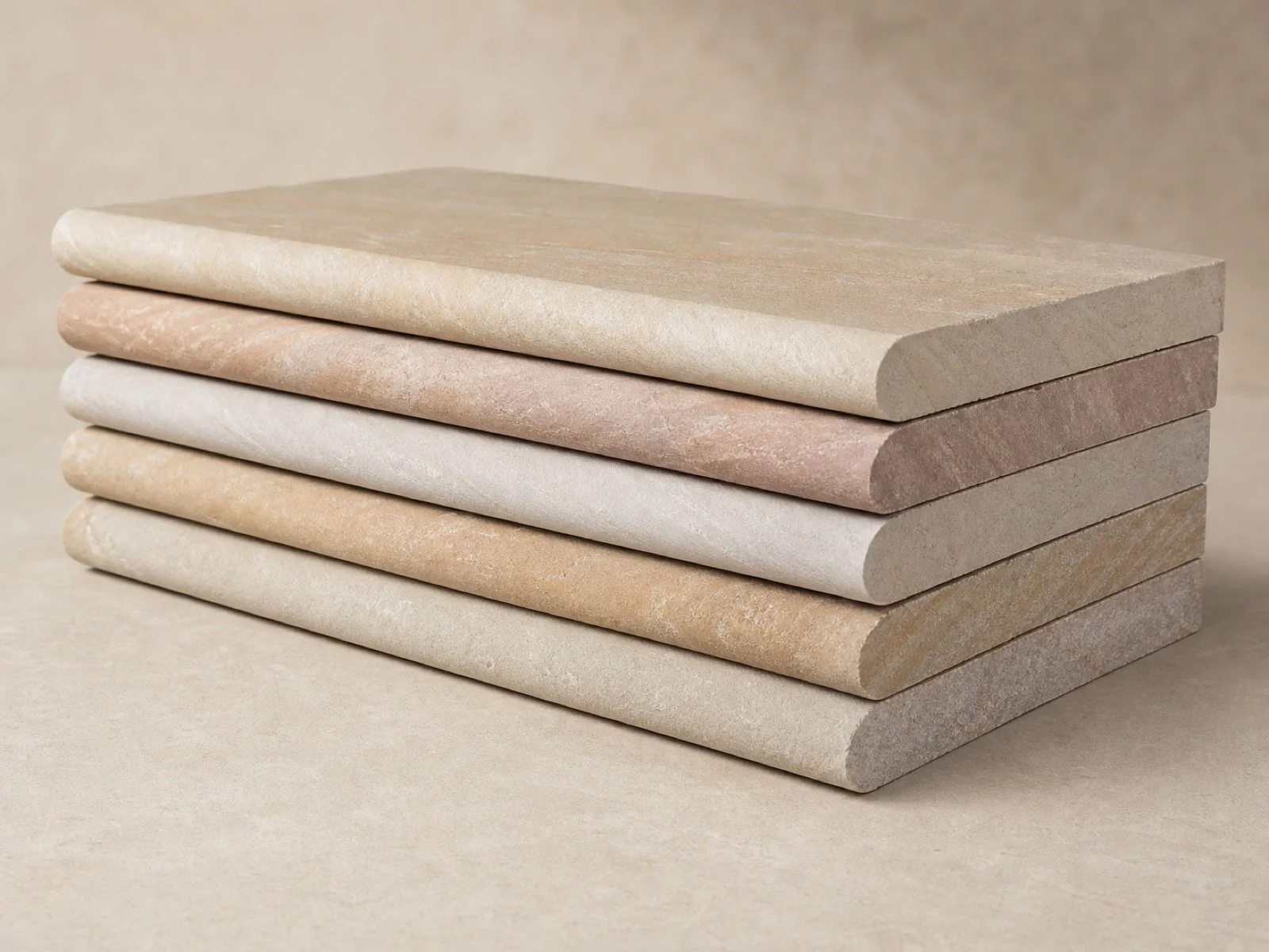 Wholesale Mint sandstone bullnose pool coping 24 and 48 inch commercial freight Jacksonville FL