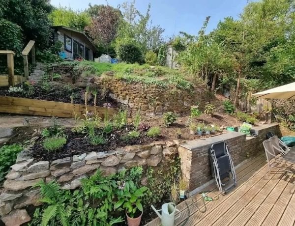 Dry stone walling project in Cornwall