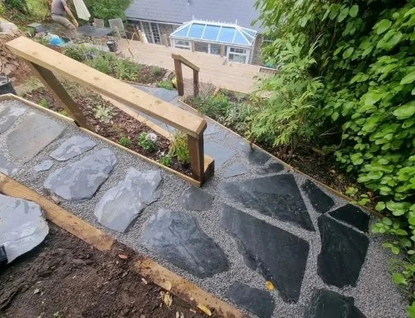 Garden design project in Cornwall