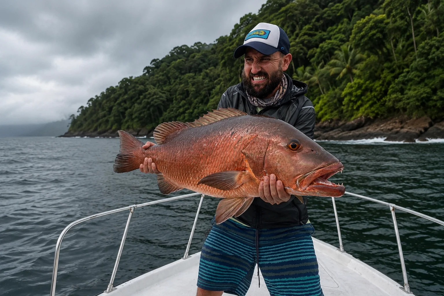 Field-tested Megafin fly in a Colombian expedition setting