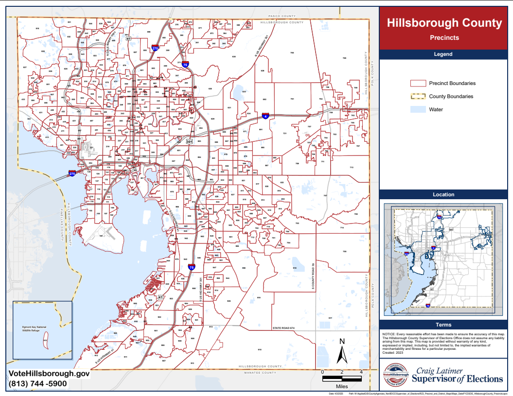 Hillsborough County Voting Precincts