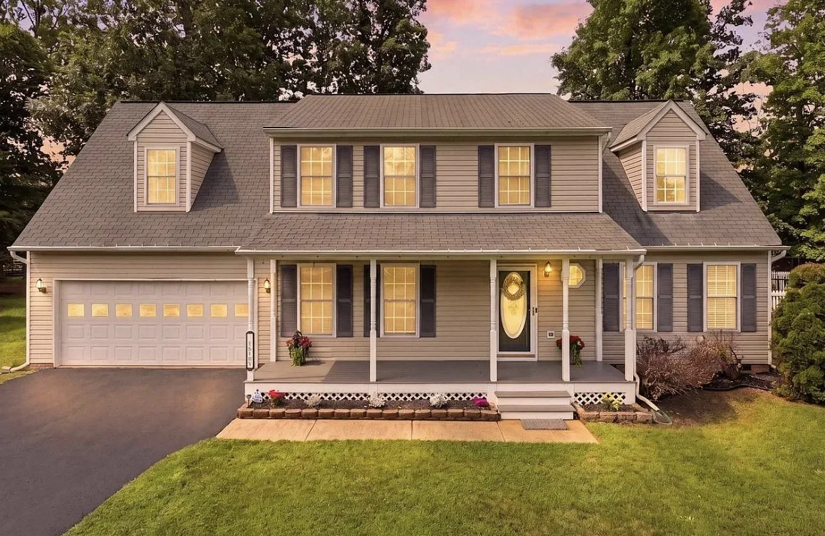 A Spotsylvania home at sunset, listed by Nana Noi