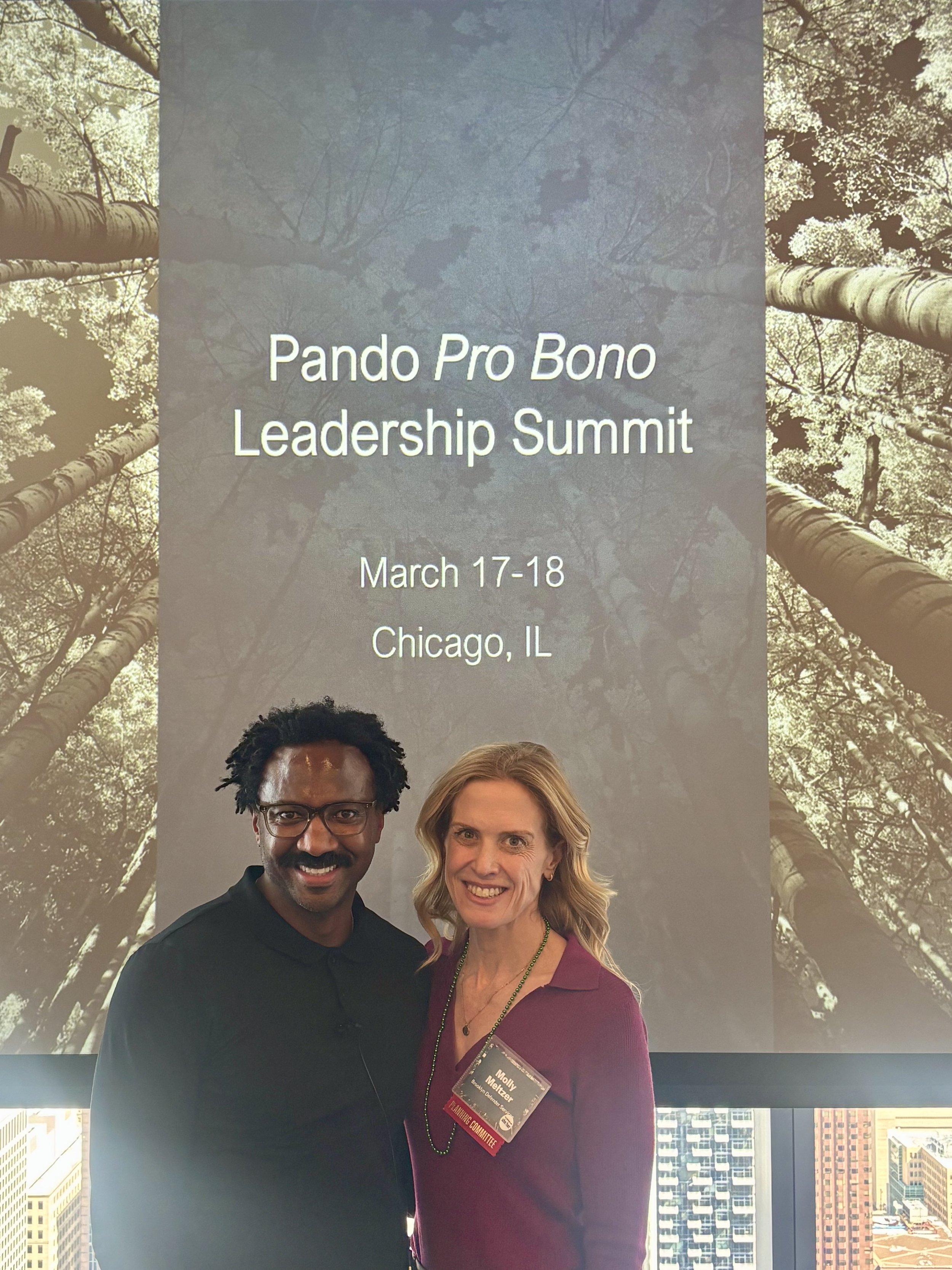 Janerick Holmes at Pando 2026 Pro Bono Leadership Summit