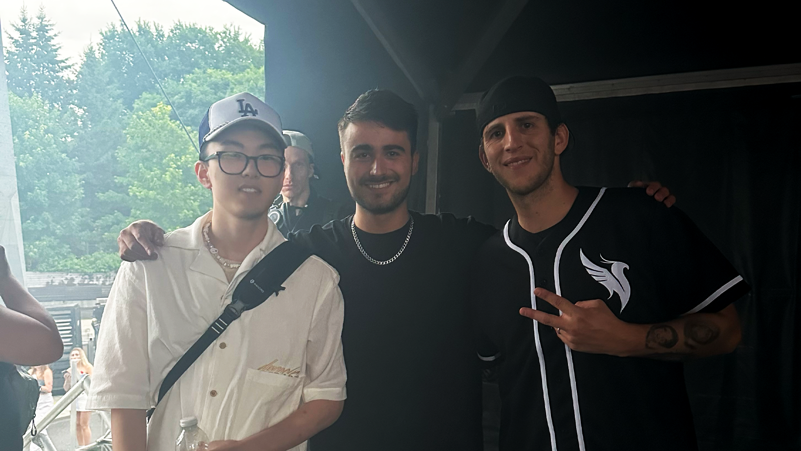 Dersed and Mark Vale with Illenium at Escapade Music Festival in Ottawa