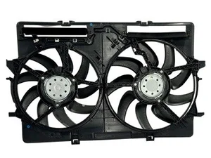 Audi A4, A5, A6, A7 and Q5 twin radiator fan with bracket, AllMakes part number AU8K455P