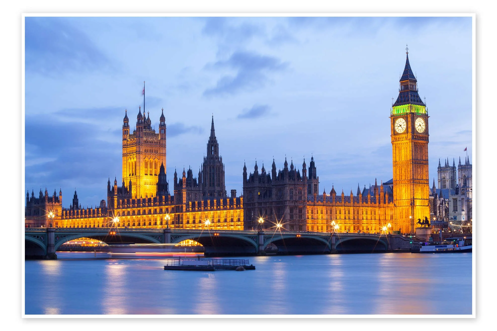 Big Ben and the Palace of Westminster in London