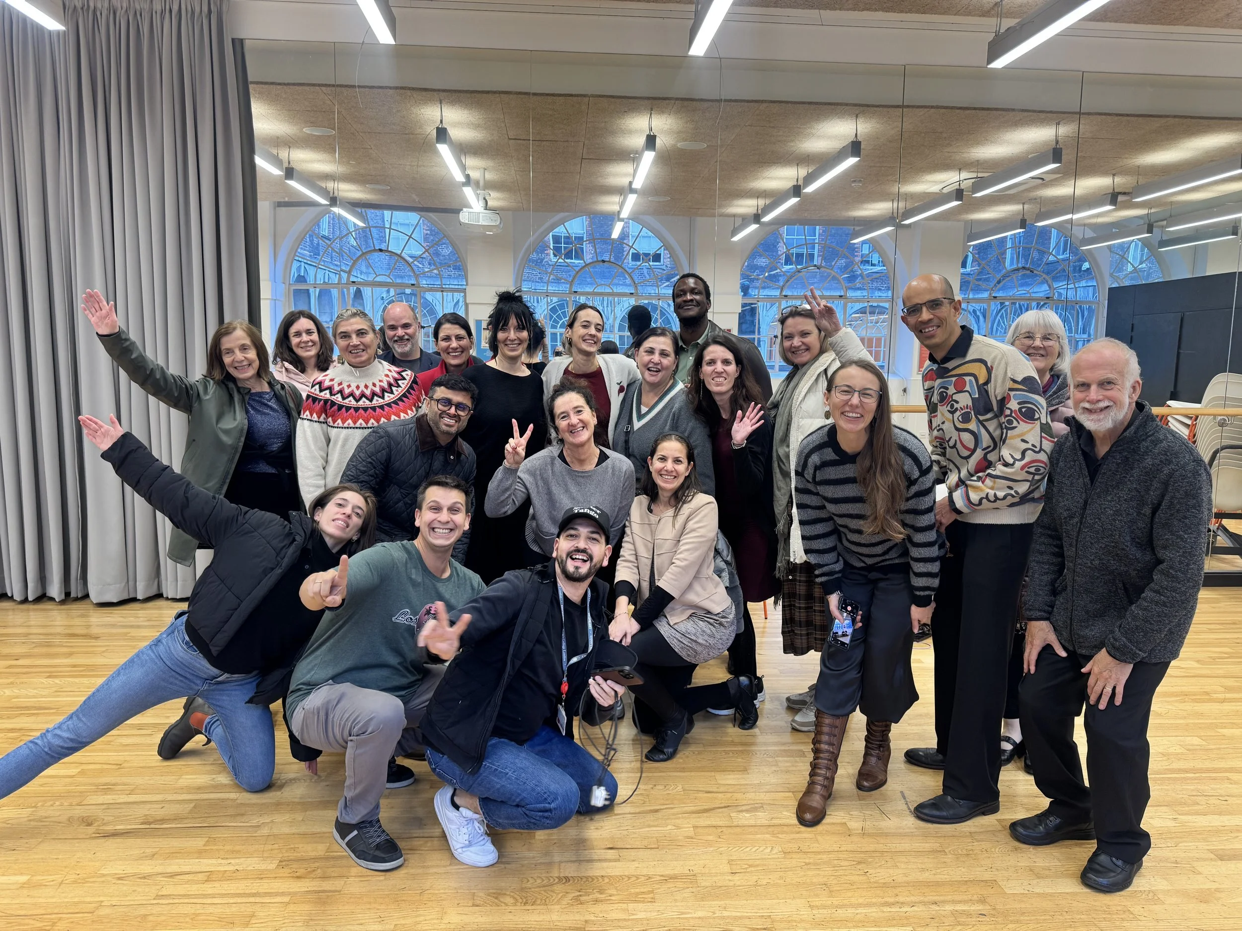 Group photograph after an Alma de Tango workshop in London