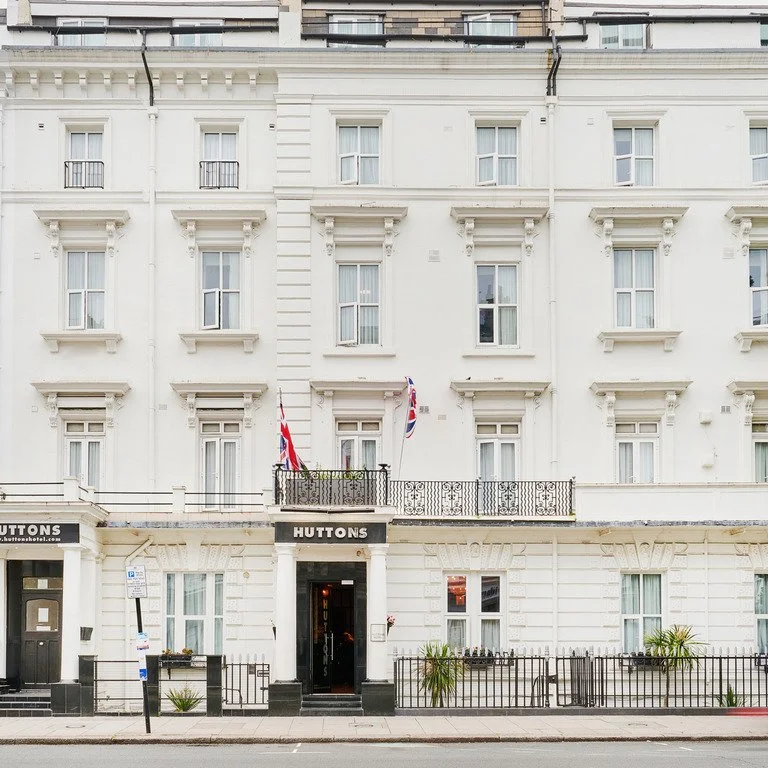 Exterior of Huttons Hotel in Pimlico, London