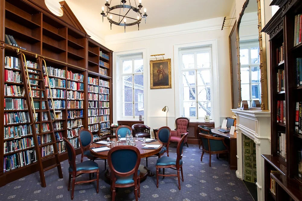 A private room prepared for a leadership conversation