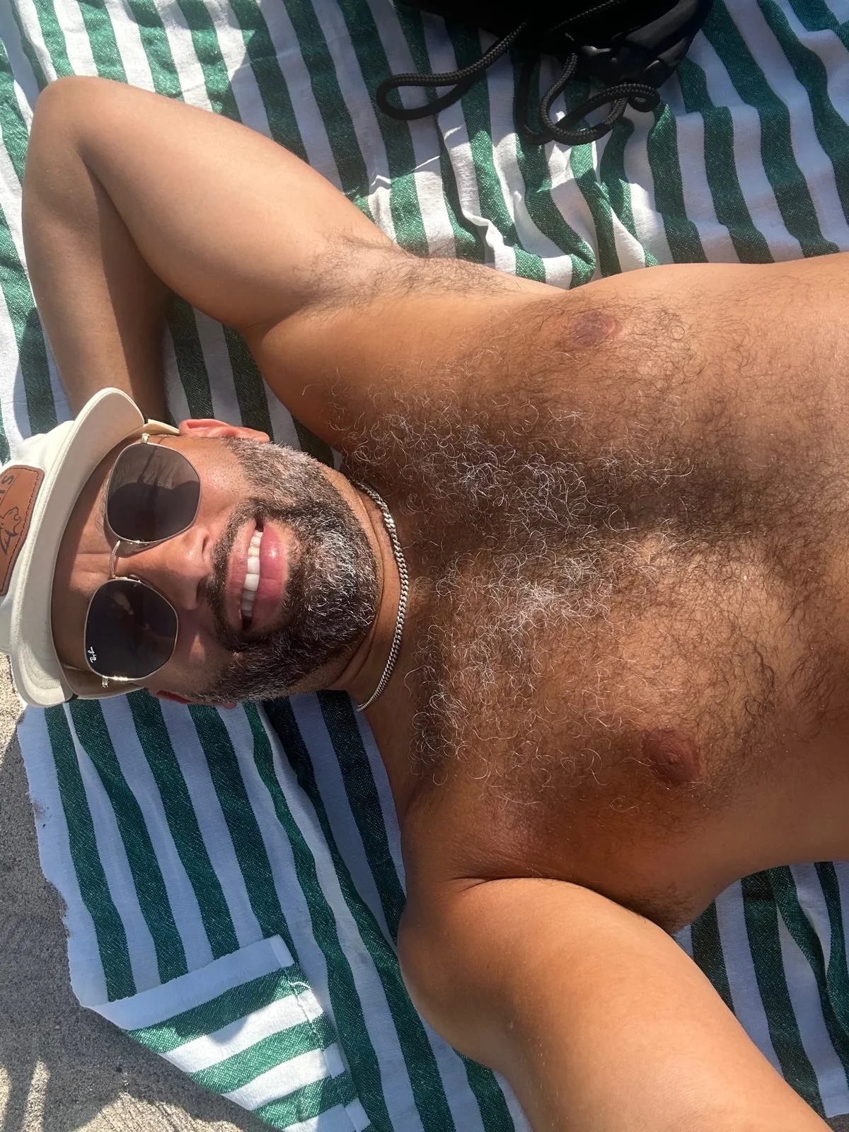 Lounging on the beach in Puerto Vallarta
