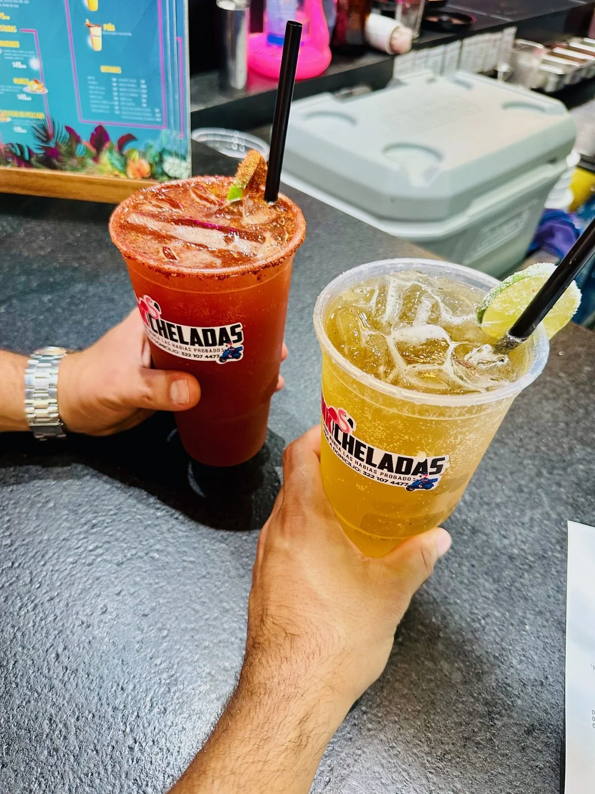 Micheladas in Puerto Vallarta