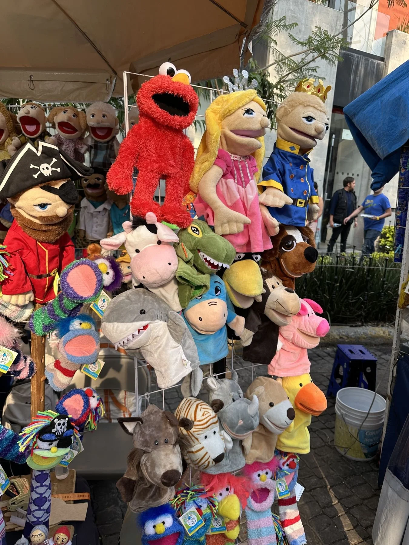 Mexico City travel – puppet stall