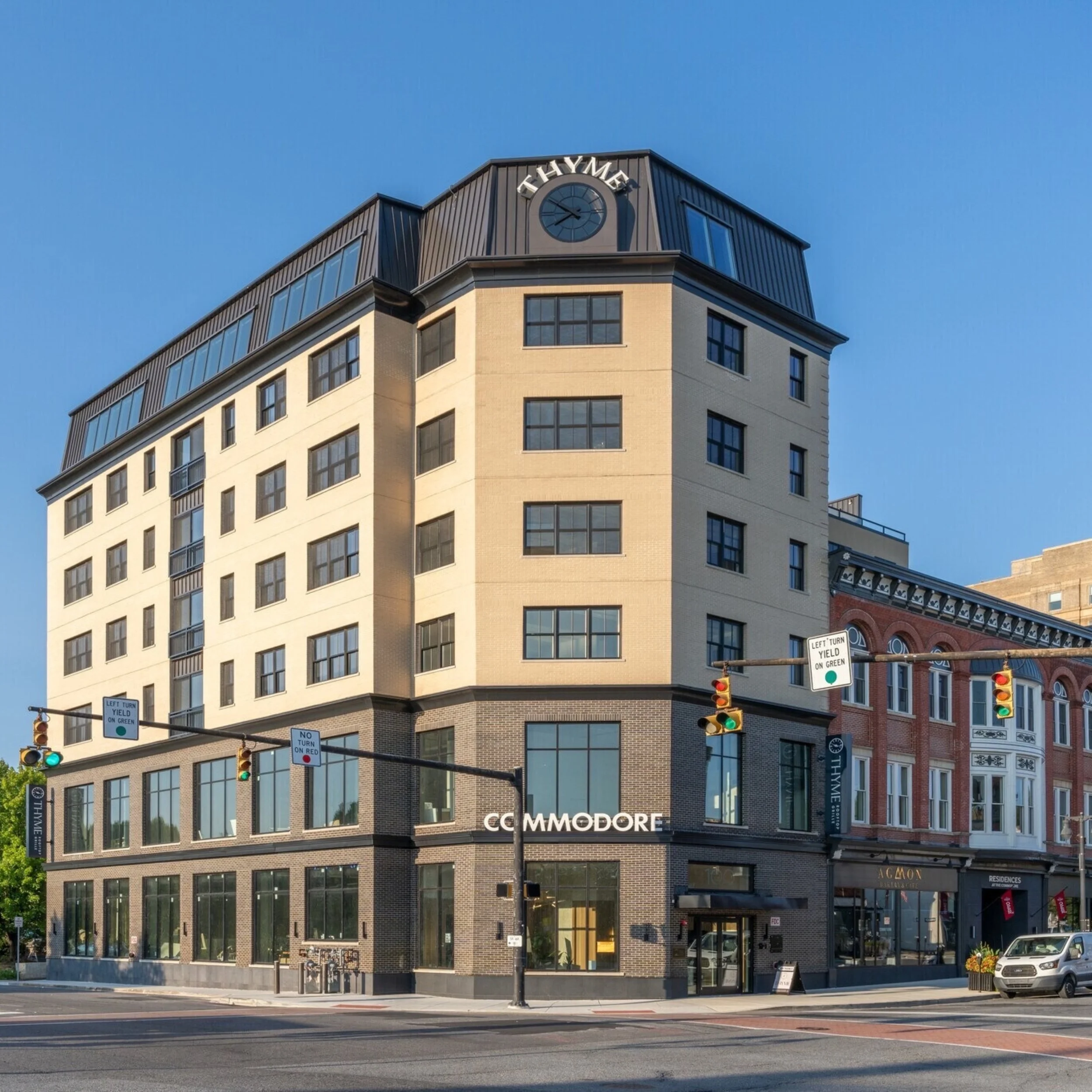 The riverfront corner — home of Suite Retail 1
