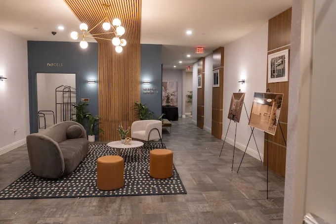 The Commodore lobby