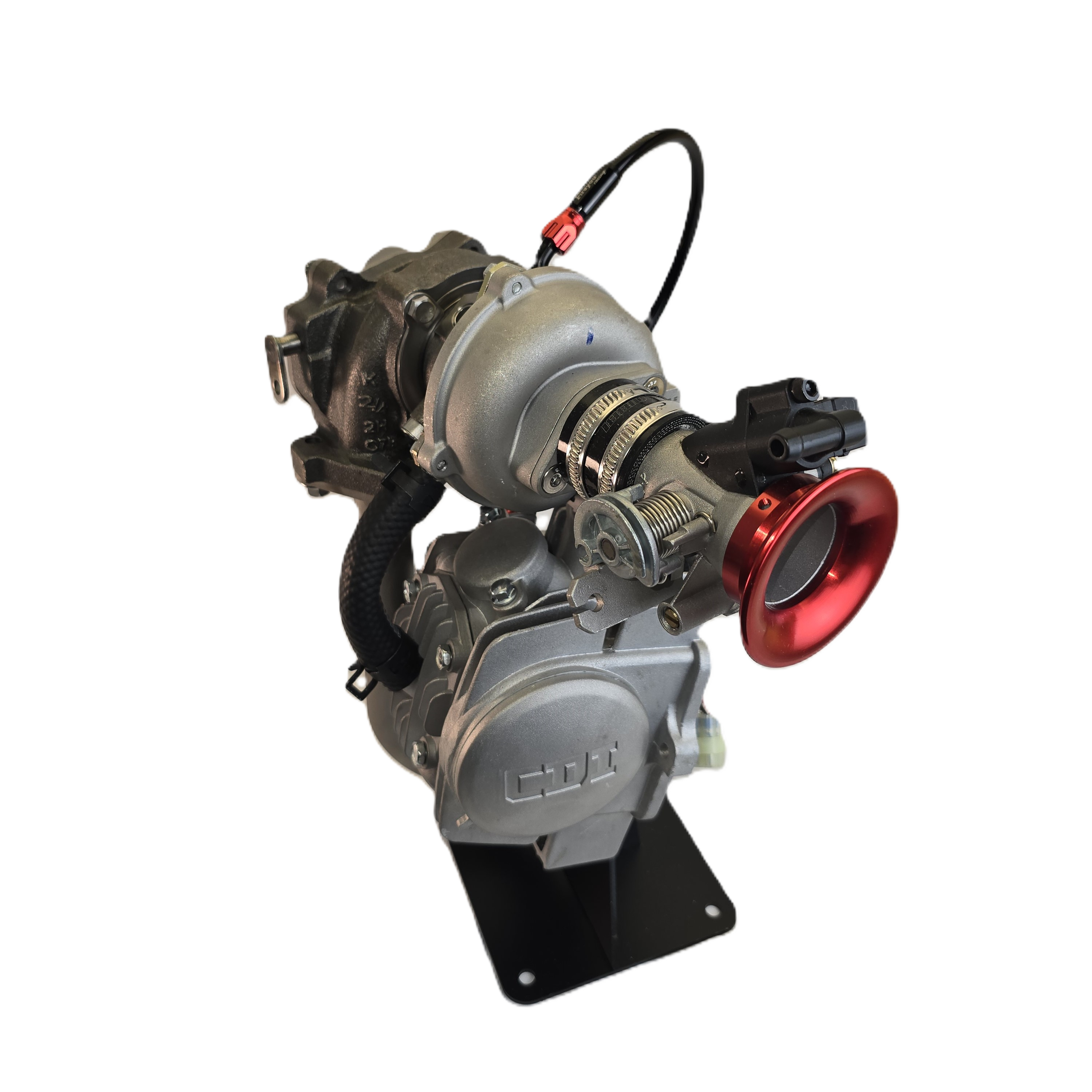 Oil return into custom valve cover