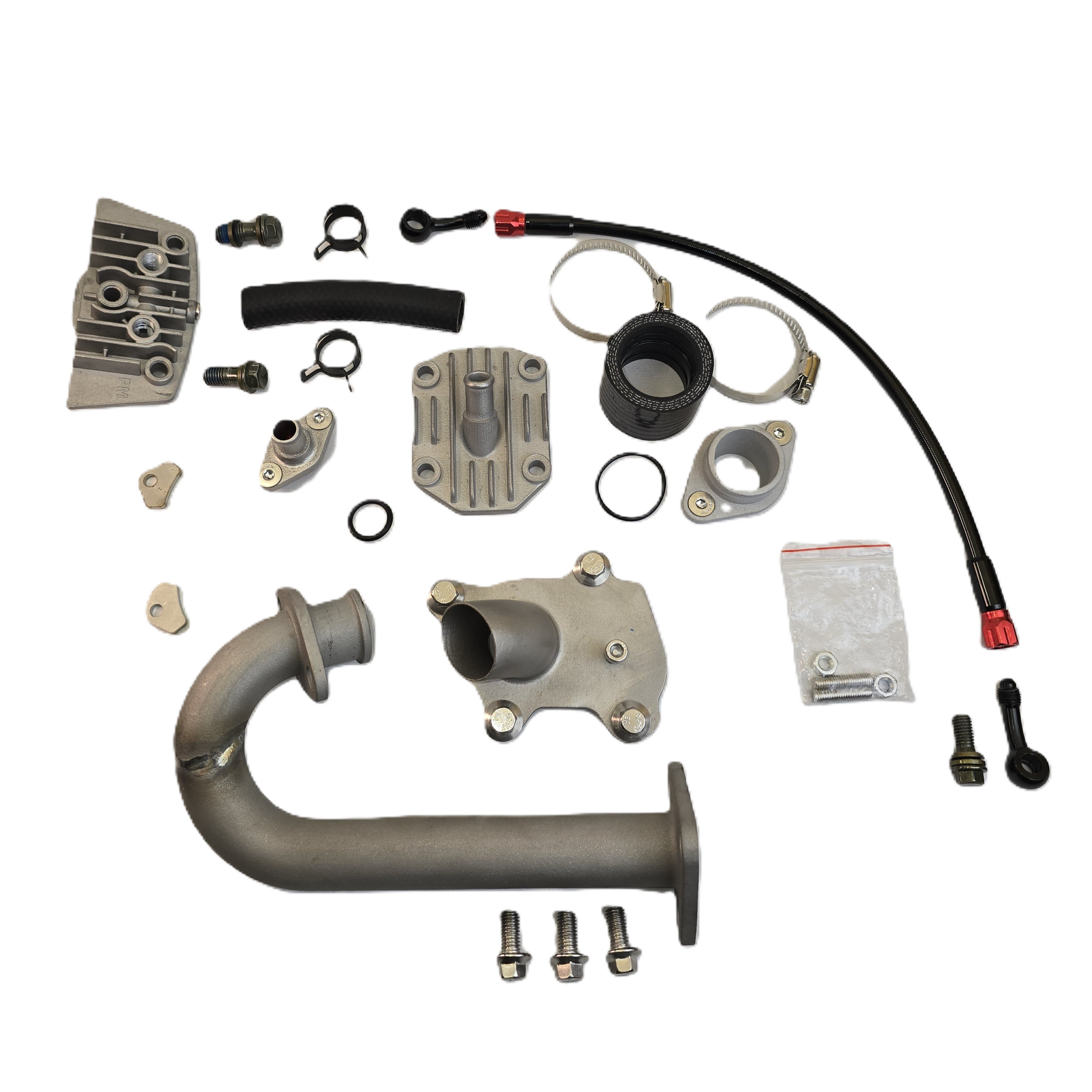 Turbo kit components layout