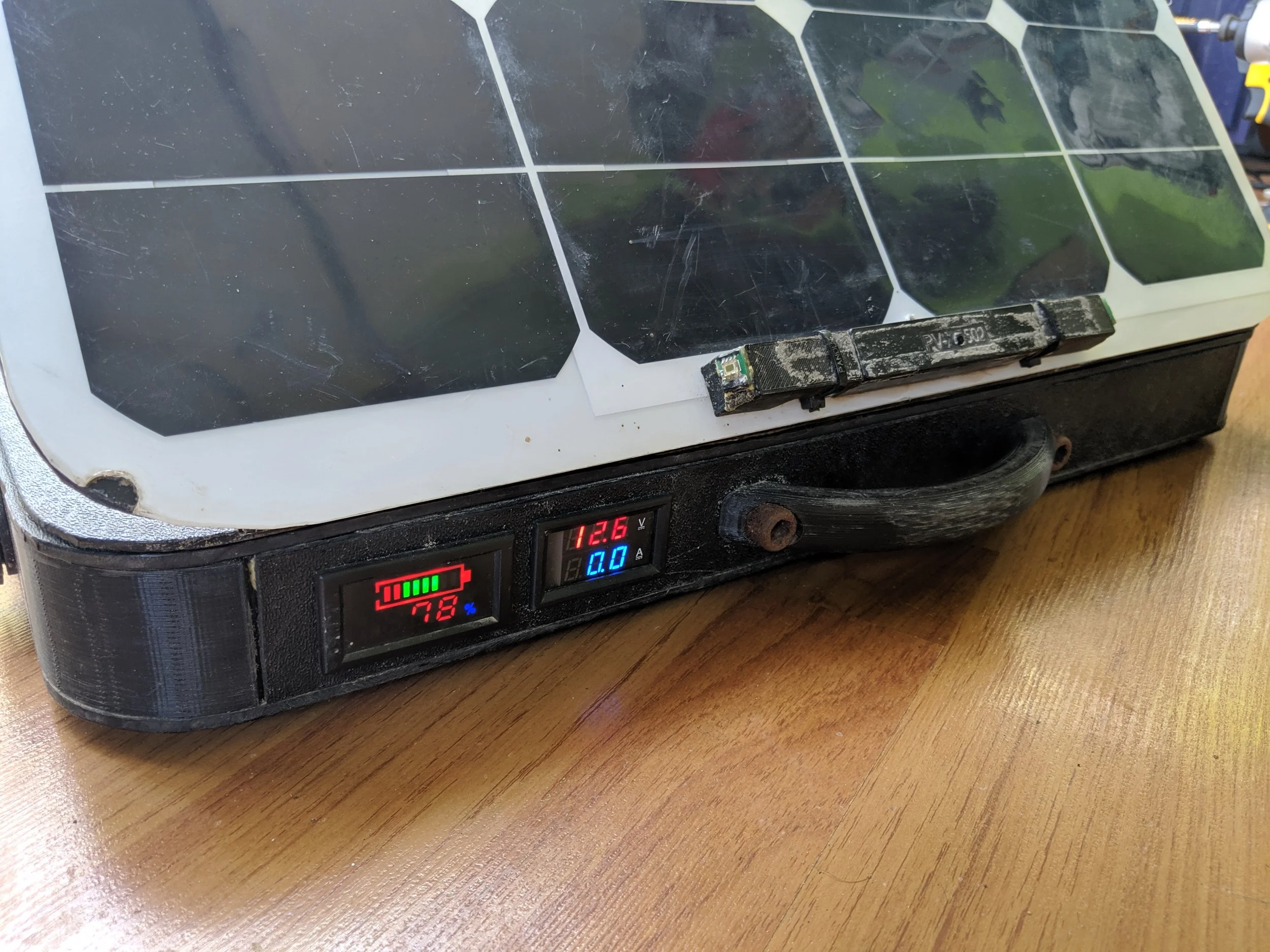 Early solar generator prototype