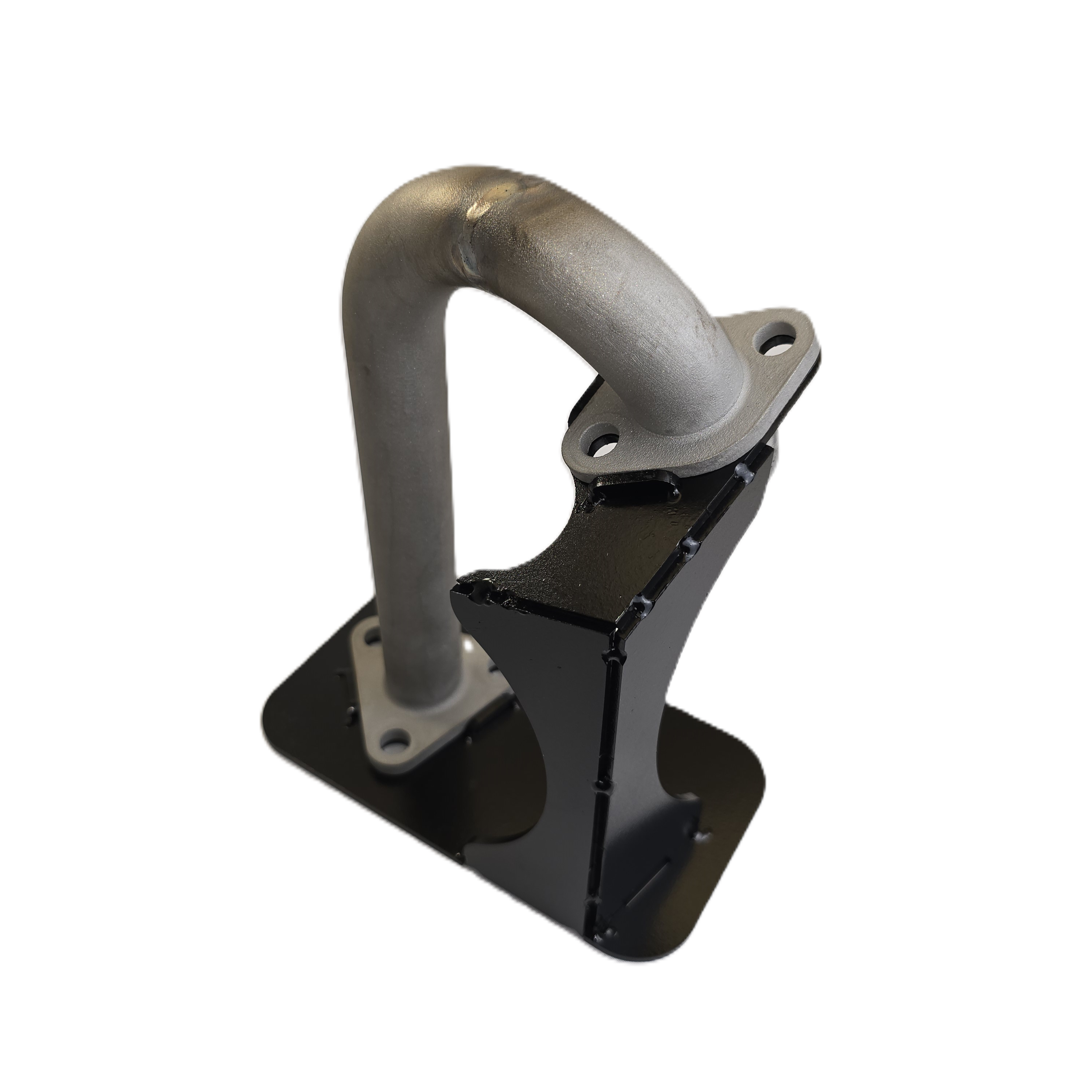 Fixture-welded turbo header