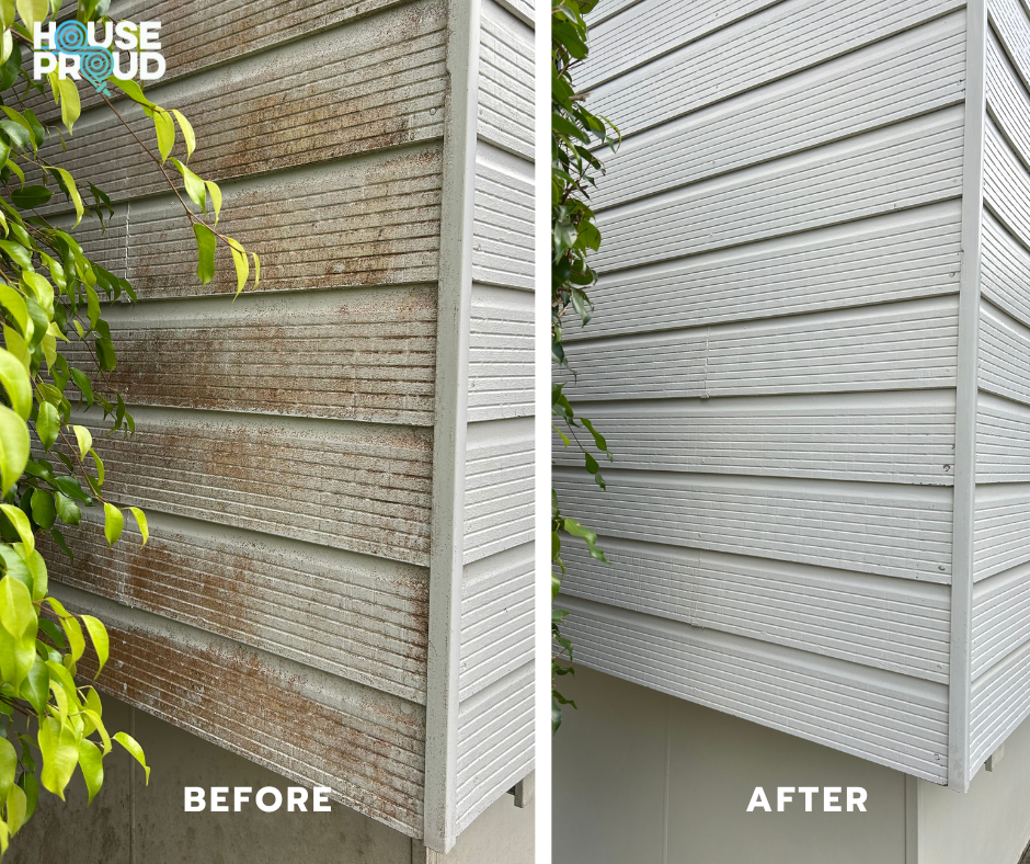 Exterior cleaning job near Red Beach