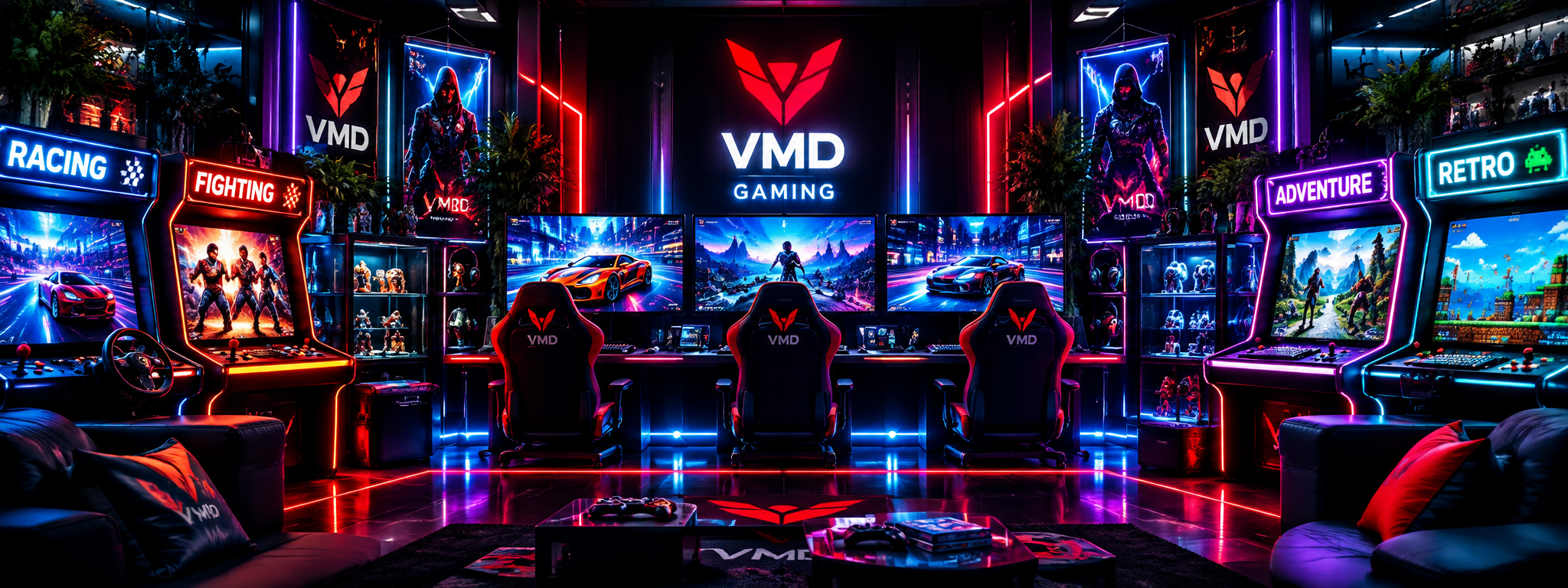 VMD gaming entertainment and interactive digital experiences