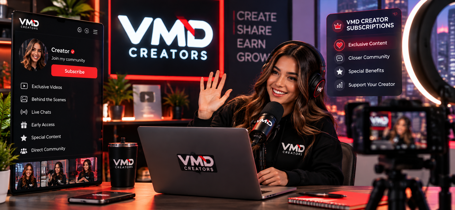 VMD Creator Subscriptions connecting creators with their community through exclusive content and subscriber experiences