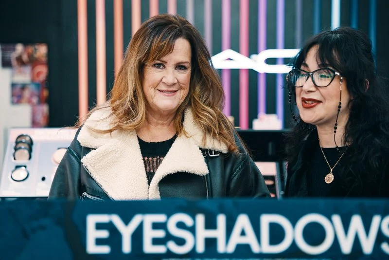 Make-up being applied during Forward Facing pamper day