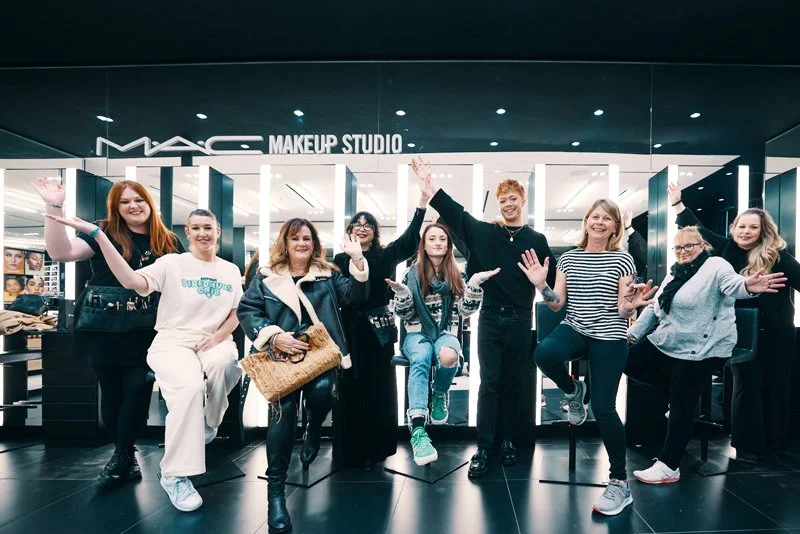 Group of carers enjoying Forward Facing pamper event