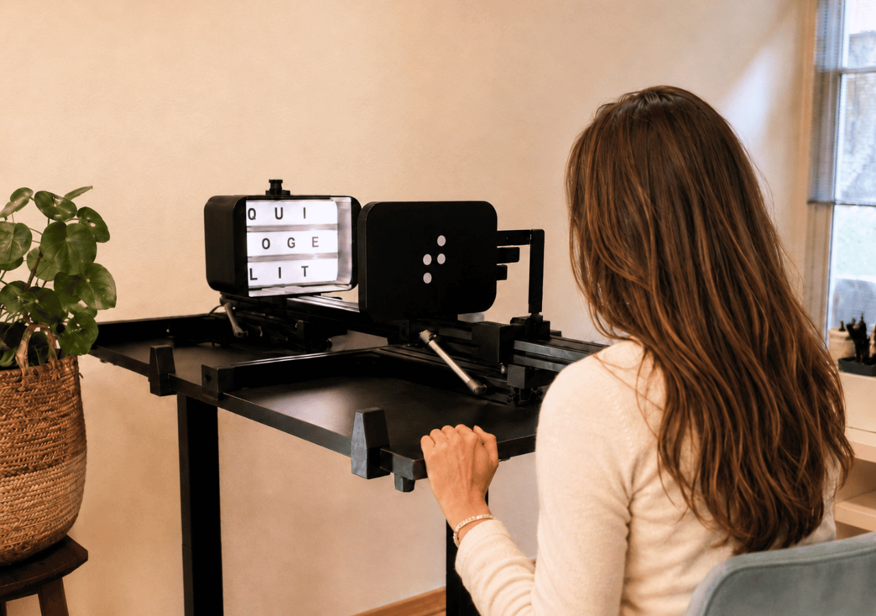 Bilan en Training Neuro Sensoriel réalisé à l'aide des diploscopes TNS