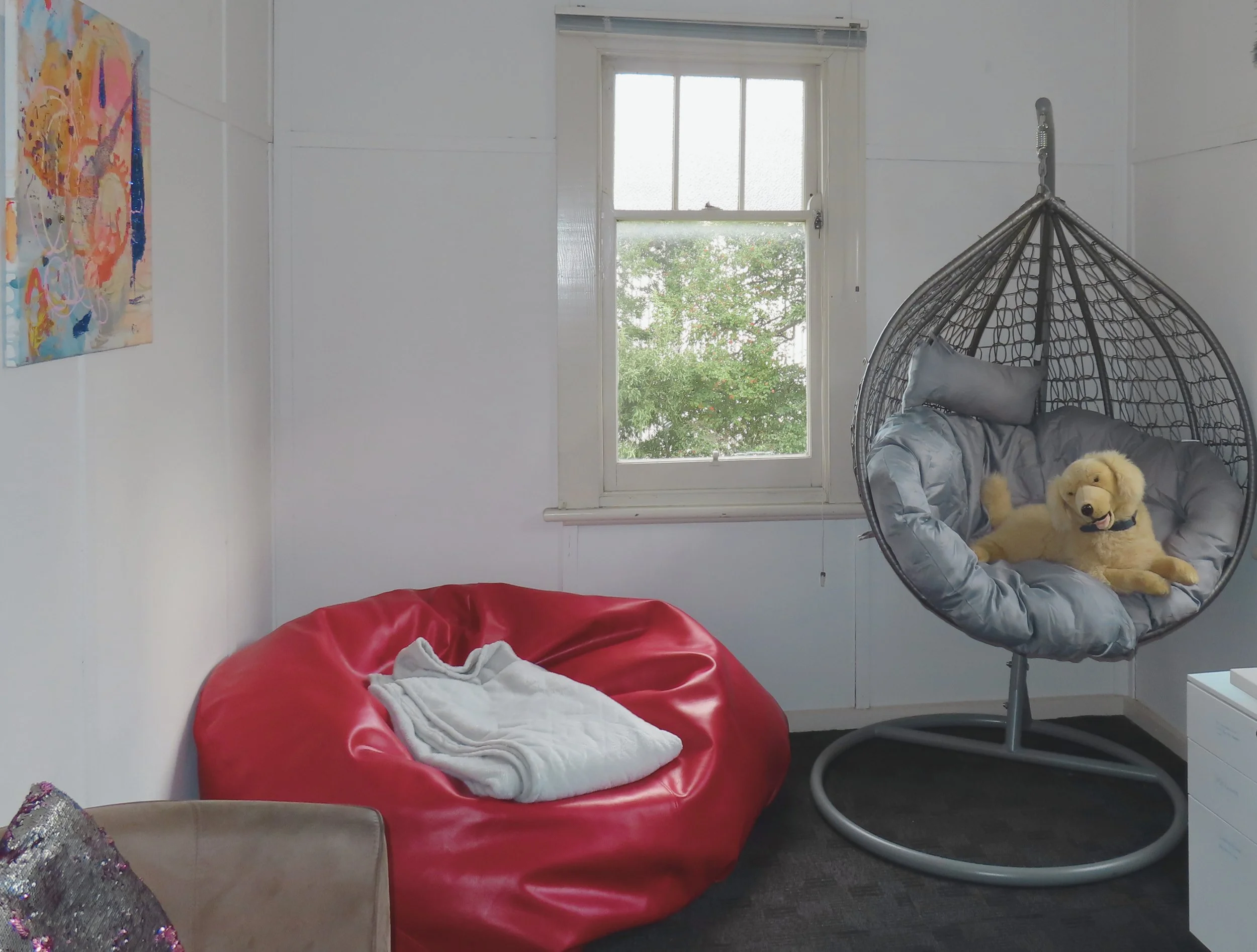 The waiting area at Amazing Kids OT