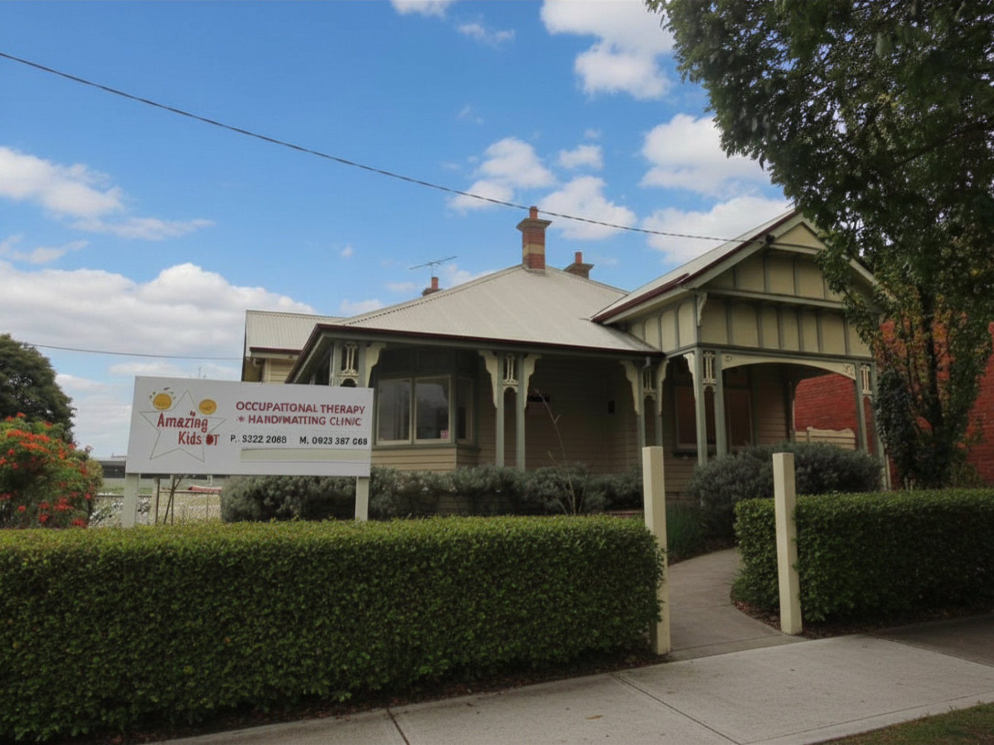 Parking and entrance at Amazing Kids OT, South Geelong