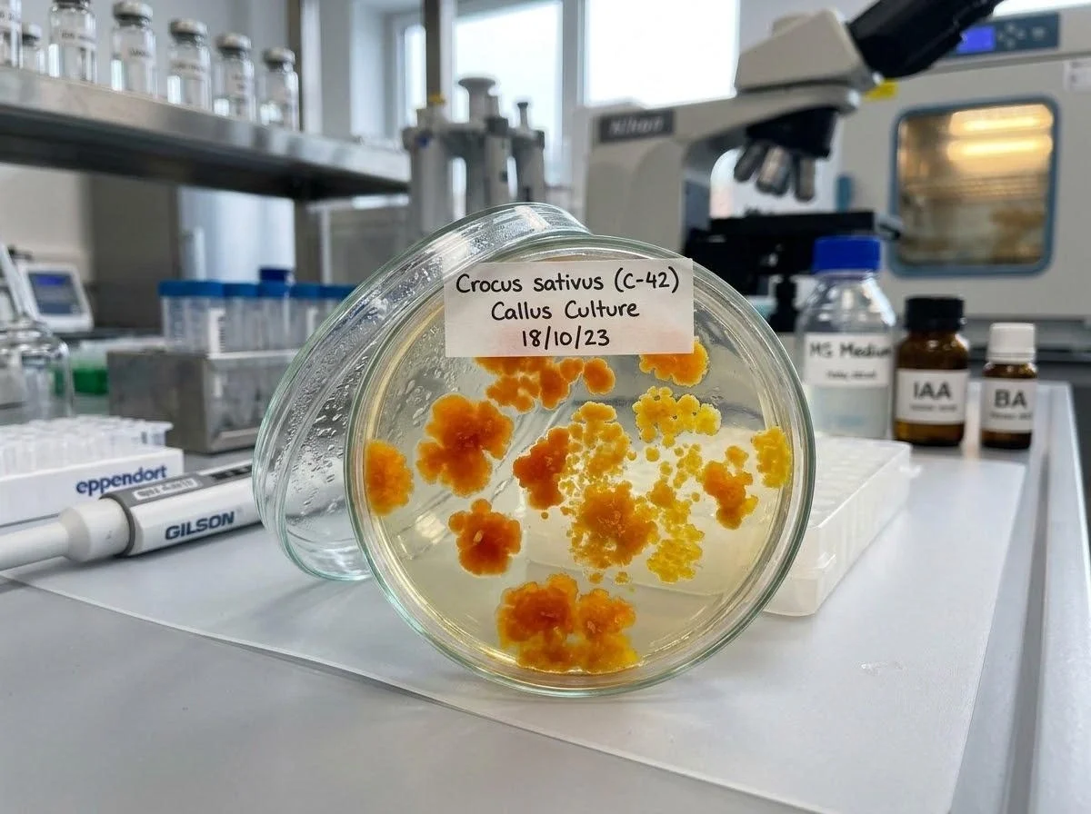 Plant cell culture at Krokos Bio