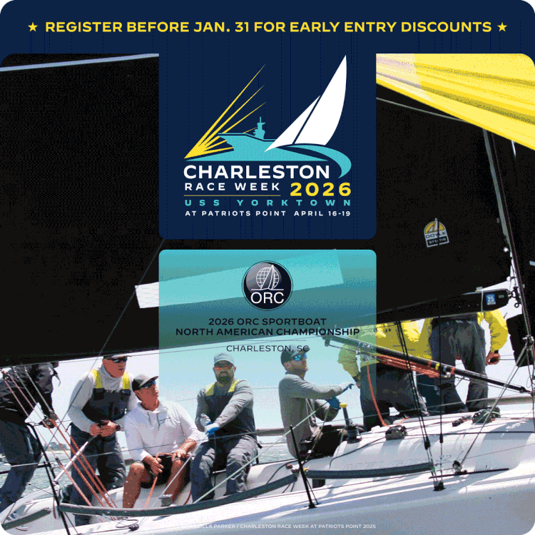 Charleston Race Week at Patriots Point 2026 / Celebrating 30 Years of A Regatta Unlike Any Other