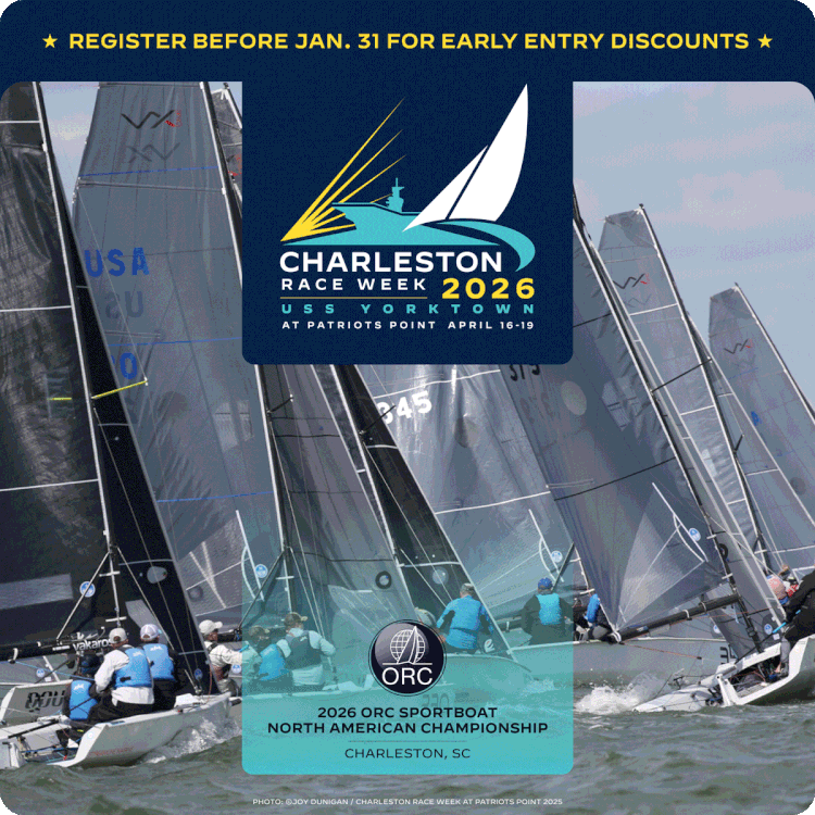 Charleston Race Week at Patriots Point 2026 / Celebrating 30 Years of A Regatta Unlike Any Other
