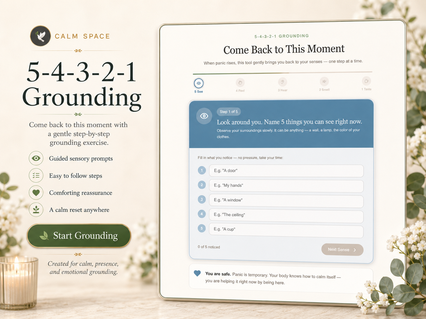 Grounding tool preview