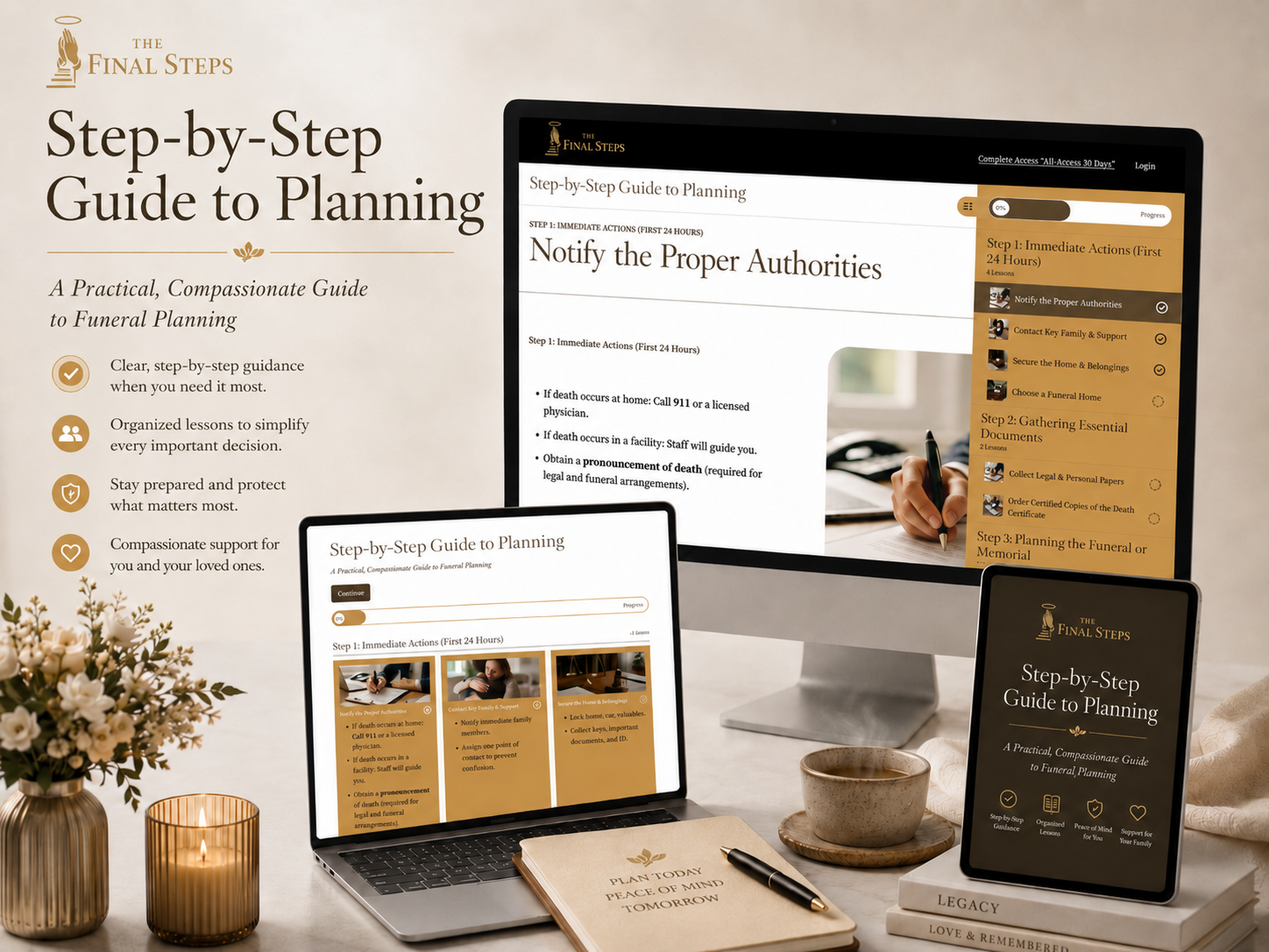 Immediate care planning tracker preview