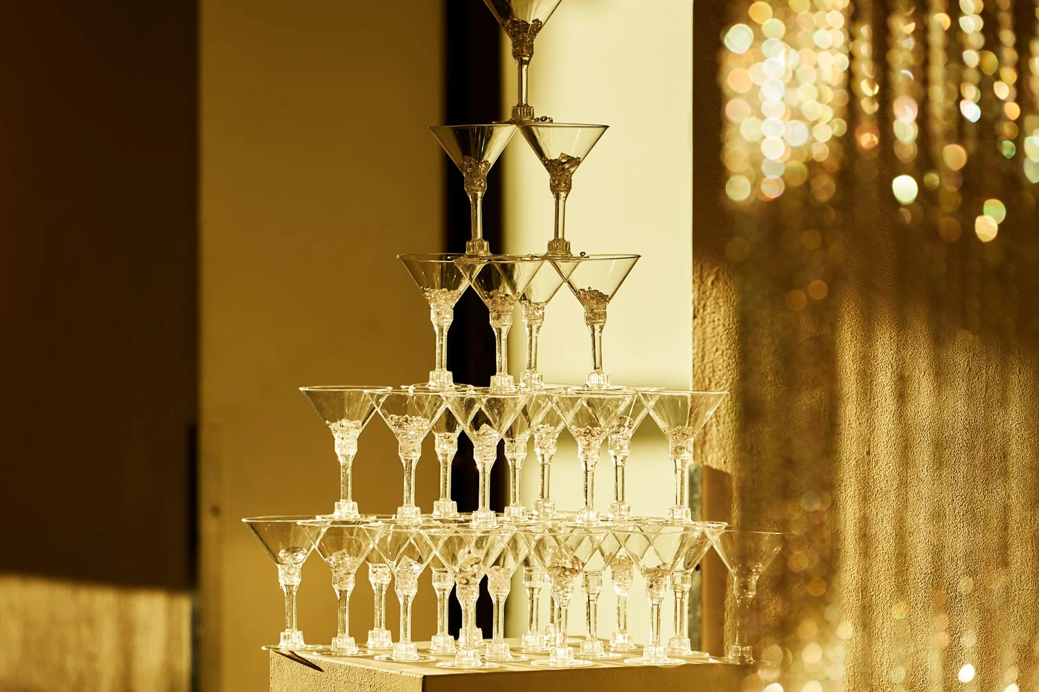 Elegant glassware at Classified