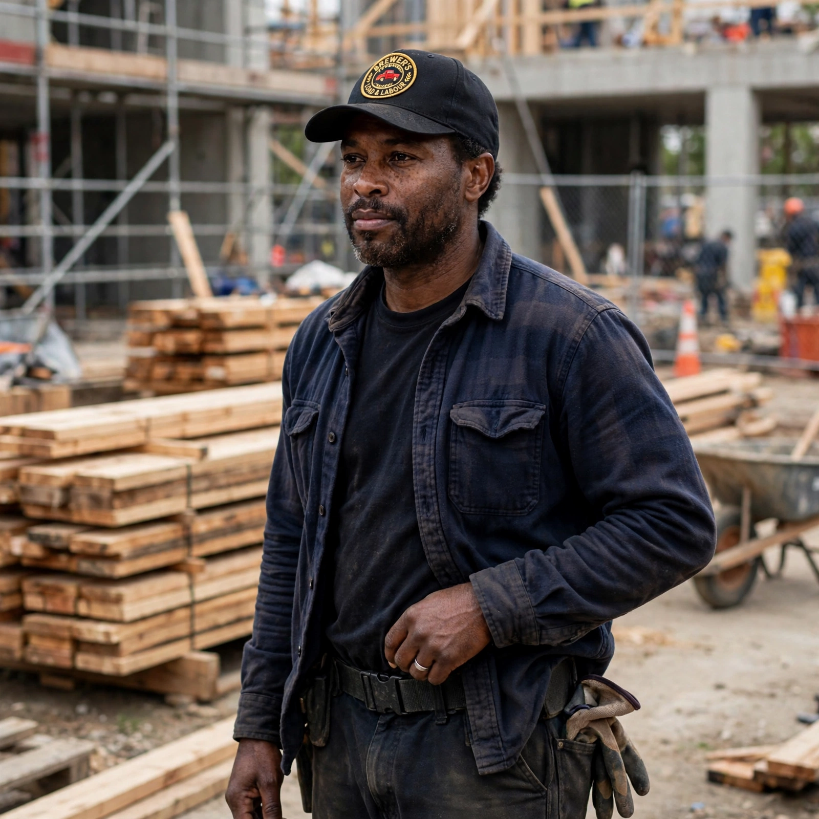 Blackout Dad Cap — on crew