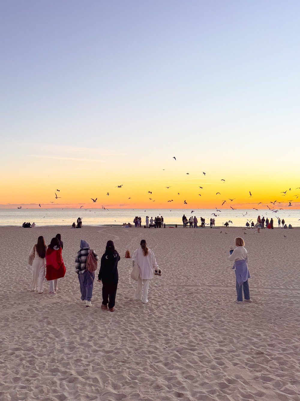 Prayer Sunrise, a past By Casa Grace gathering on the beach at sunrise