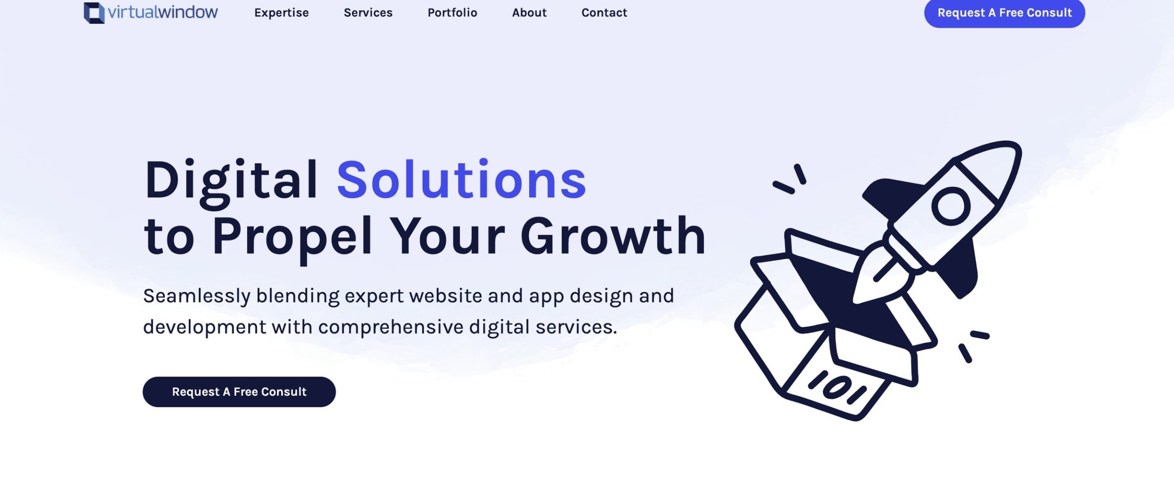 Virtual Window website preview