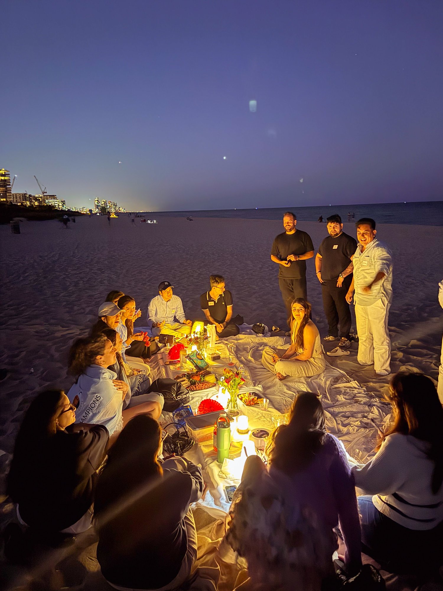February 14, a past By Casa Grace community gathering on the beach
