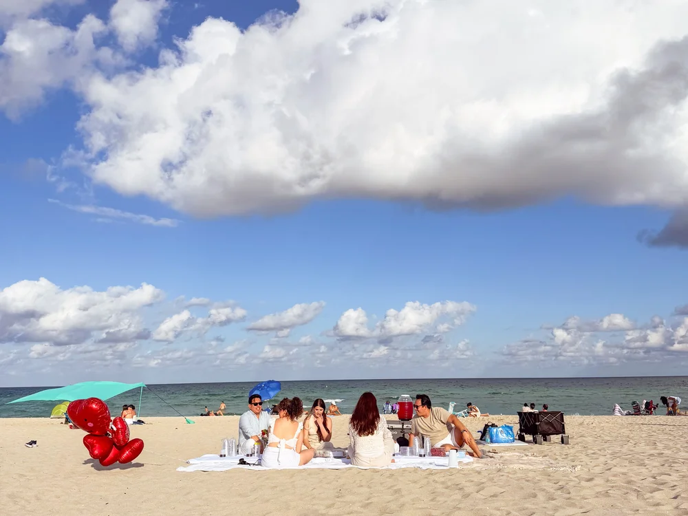 February 14, a past By Casa Grace community gathering on the beach