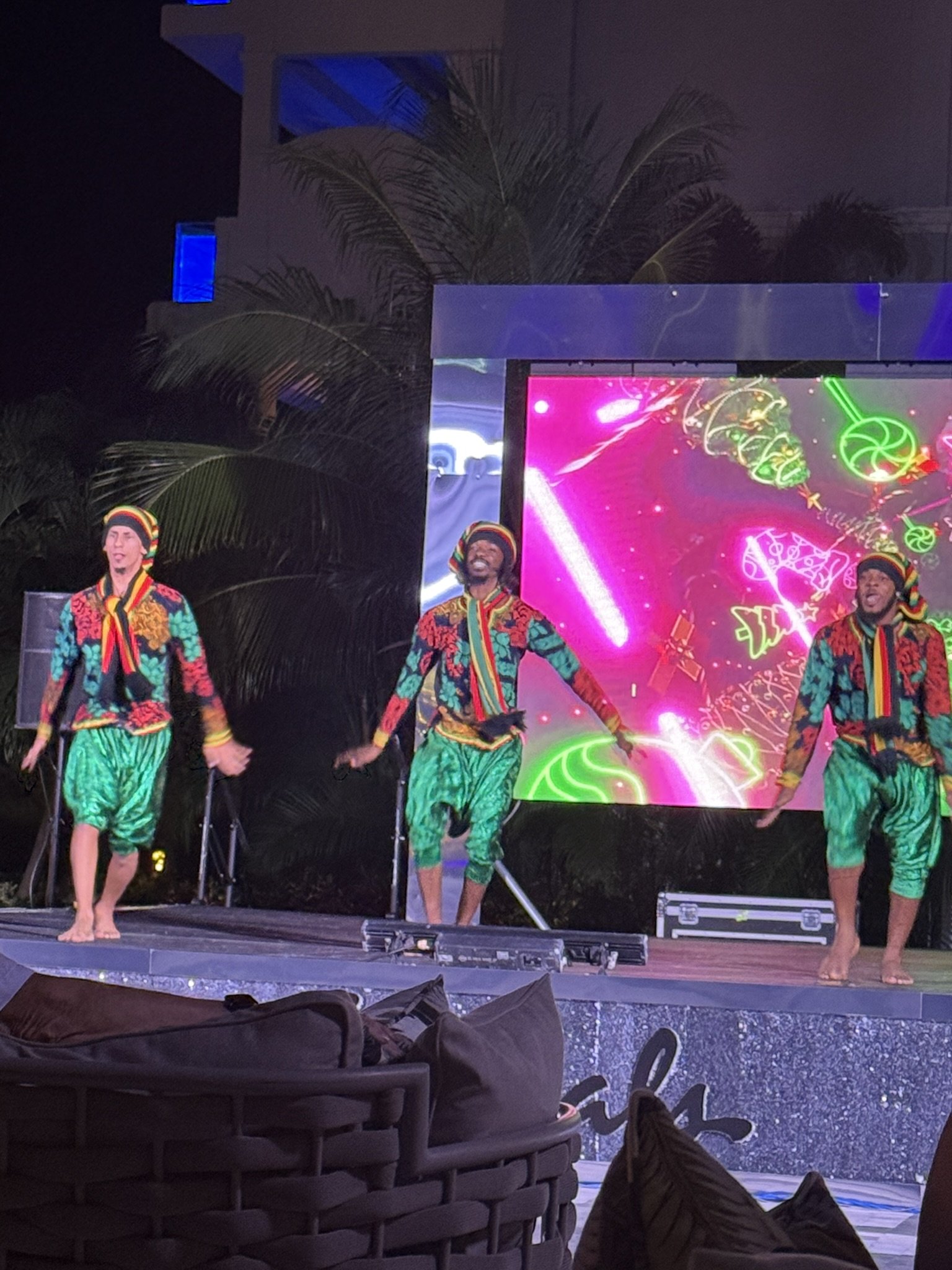 Christmas entertainment Sandals Jamaica