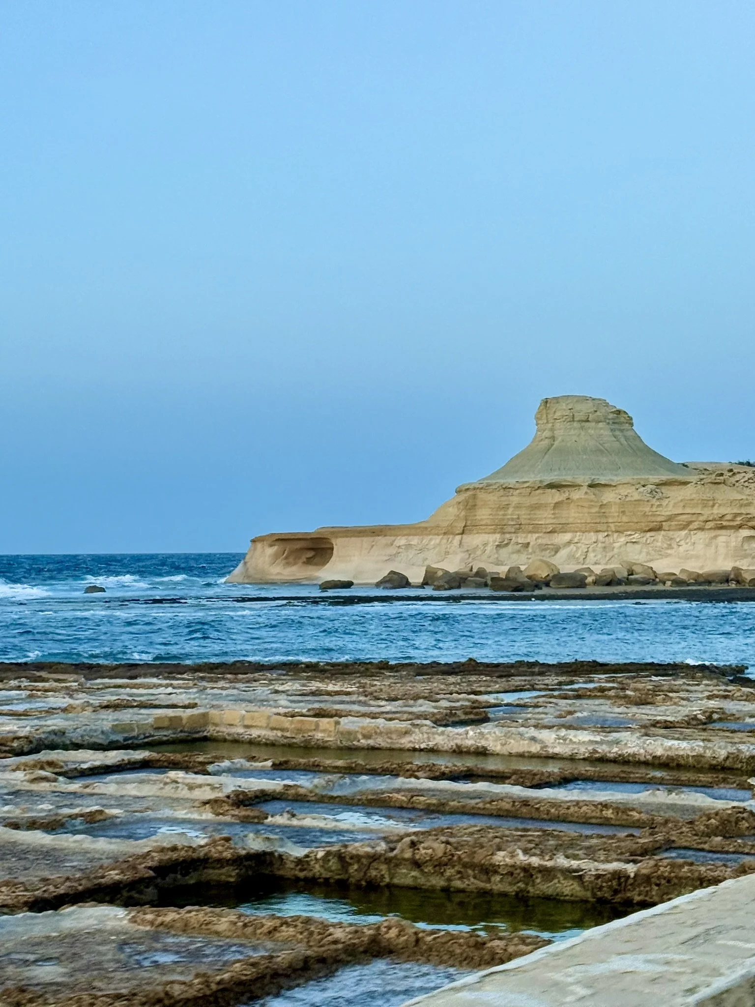 Gozo island viewpoint in Malta
