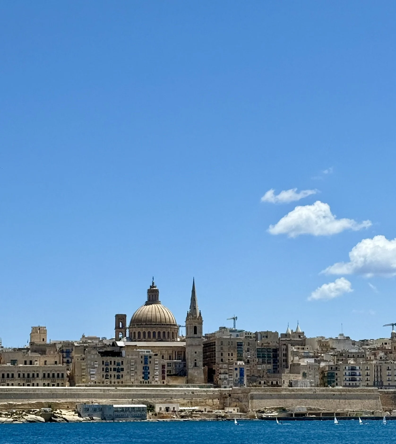 Malta lunch and wine