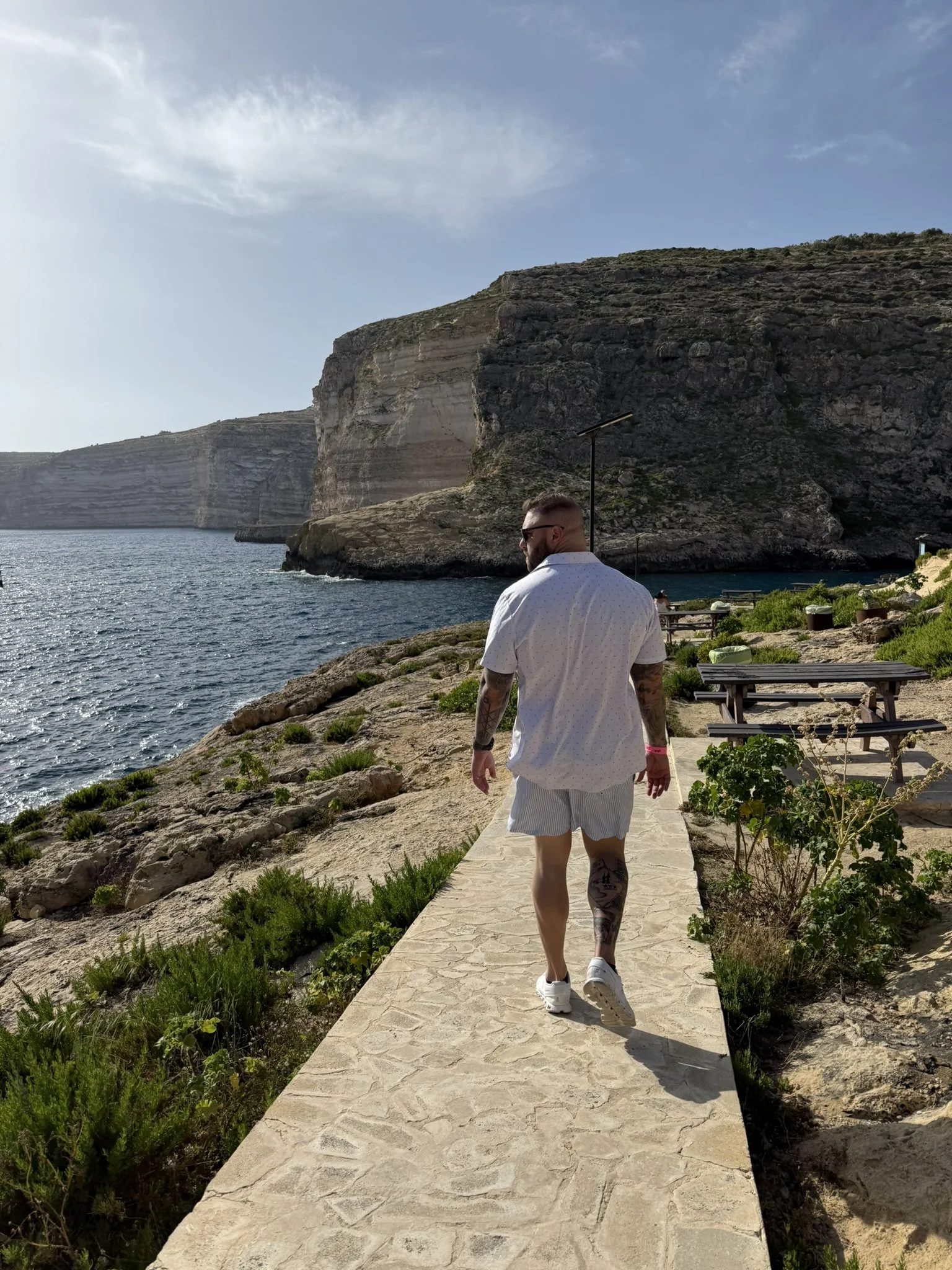 Gozo sunset and coastline