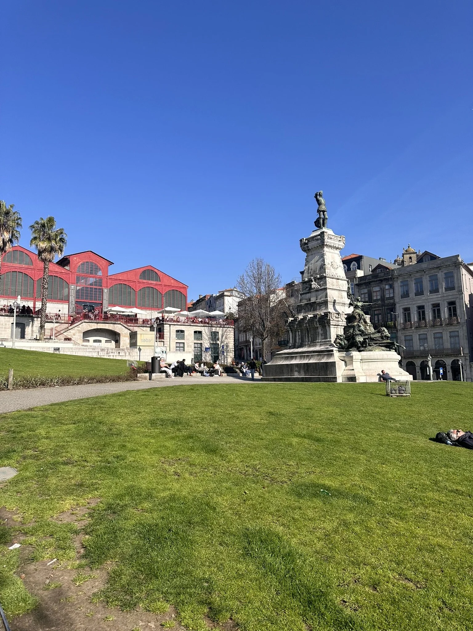 History meets the moment at the Estátua do Infante D. Henrique in Porto.