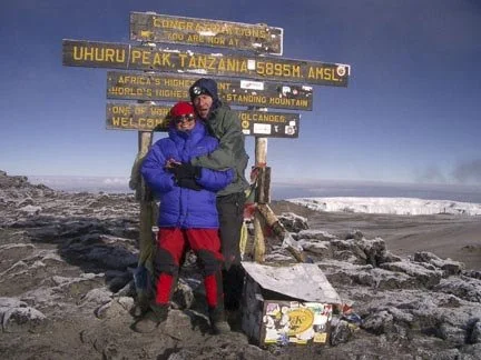 Sima and Arnold Kilimanjaro